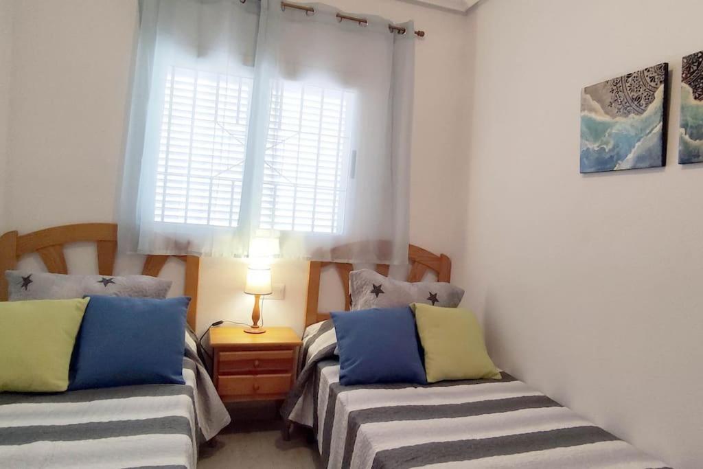 Disfruta De La Playa Y Piscina, Acogedora Casa Villa Santa Pola Dış mekan fotoğraf